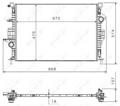 Radiateur, refroidissement du moteur