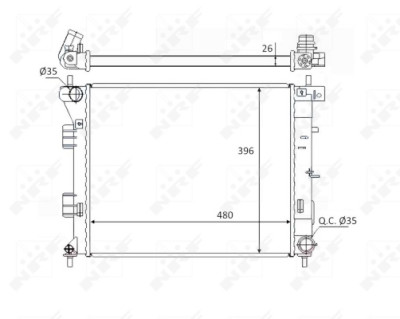 Radiateur, refroidissement du moteur