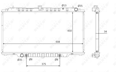 Radiateur, refroidissement du moteur