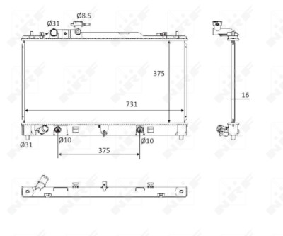 Radiateur, refroidissement du moteur