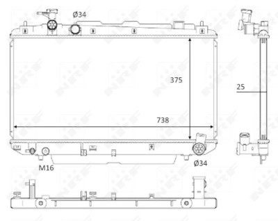 Radiateur, refroidissement du moteur