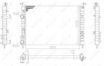 Radiateur, refroidissement du moteur