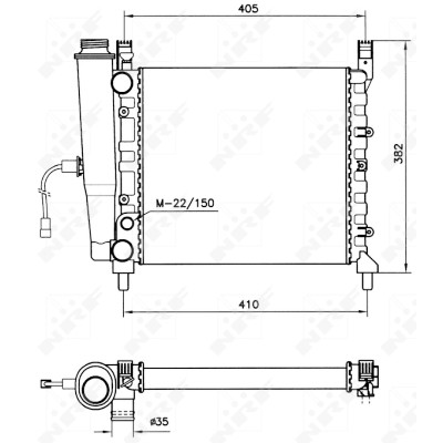 Radiateur, refroidissement du moteur