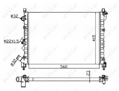 Radiateur, refroidissement du moteur