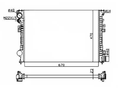 Radiateur, refroidissement du moteur