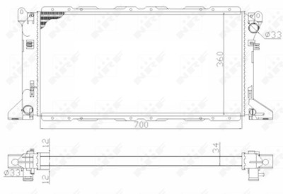 Radiateur, refroidissement du moteur