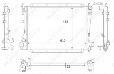 Radiateur, refroidissement du moteur