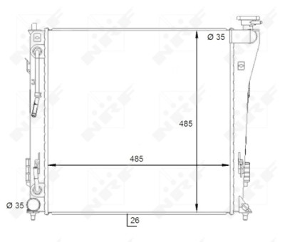 Radiateur, refroidissement du moteur
