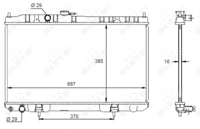 Radiateur, refroidissement du moteur