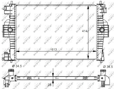 Radiateur, refroidissement du moteur