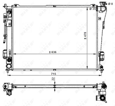 Radiateur, refroidissement du moteur