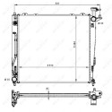Radiateur, refroidissement du moteur NRF 59201