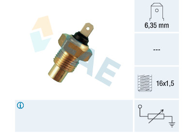 Sonde de température, liquide de refroidissement
