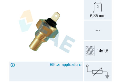 Sonde de température, liquide de refroidissement