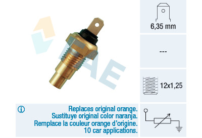 Capteur de température du liquide de refroidissement FAE 31520
