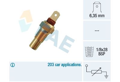 Sonde de température, liquide de refroidissement