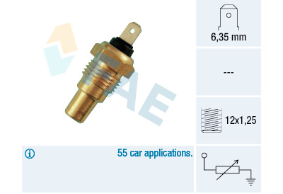 Sonde de température, liquide de refroidissement
