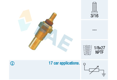 Sonde de température, liquide de refroidissement