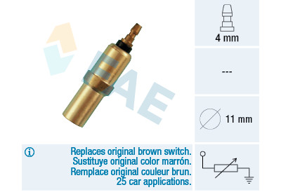 Sonde de température, liquide de refroidissement
