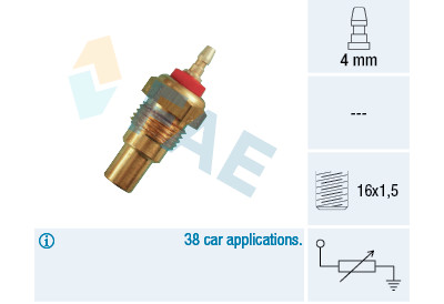 Sonde de température, liquide de refroidissement