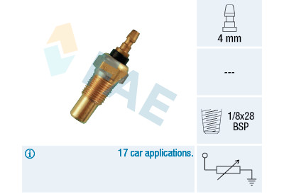 Sonde de température, liquide de refroidissement