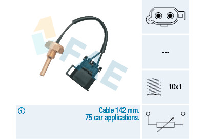 Sonde de température, liquide de refroidissement