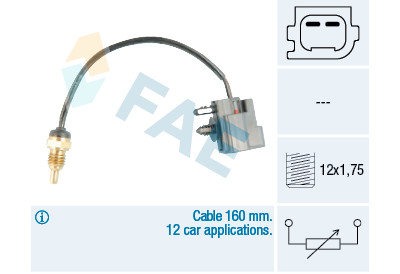 Sonde de température, liquide de refroidissement