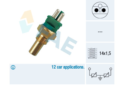 Sonde de température, liquide de refroidissement