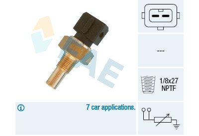 Sonde de température, liquide de refroidissement