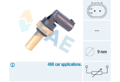 Capteur de température du liquide de refroidissement FAE 32710