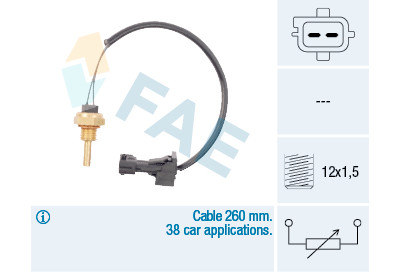 Sonde de température, liquide de refroidissement