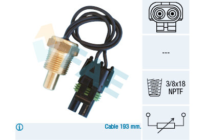 Sonde de température, liquide de refroidissement