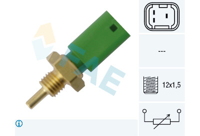 Sonde de température, liquide de refroidissement