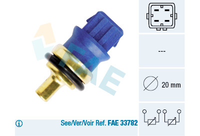 Sonde de température, liquide de refroidissement