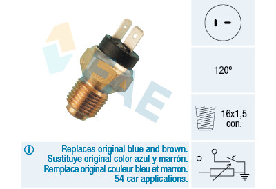 Sonde de température, liquide de refroidissement