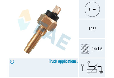 Sonde de température, liquide de refroidissement