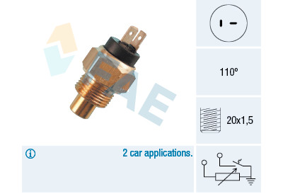 Sonde de température, liquide de refroidissement