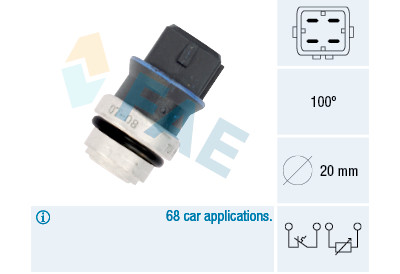 Sonde de température, liquide de refroidissement