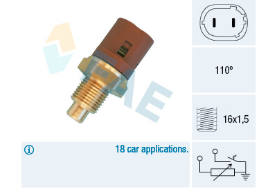 Sonde de température, liquide de refroidissement