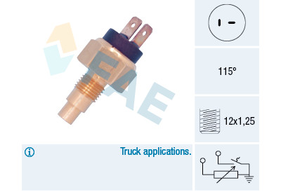 Sonde de température, liquide de refroidissement