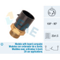 Interrupteur de température, ventilateur de radiateur
