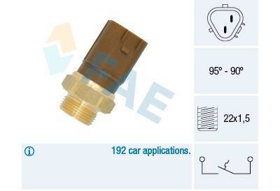 Interrupteur de température, ventilateur de radiateur FAE 36720