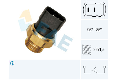 Interrupteur de température, ventilateur de radiateur FAE 37210