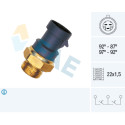 Interrupteur de température, ventilateur de radiateur FAE 37910