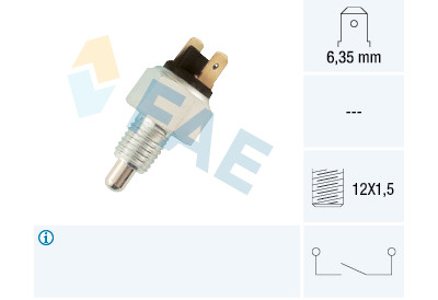 Interrupteur, feu de recul FAE 40370