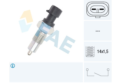 Interrupteur, feu de recul FAE 40520