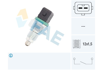 Interrupteur, feu de recul FAE 40640