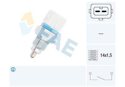 Interrupteur, feu de recul FAE 40650