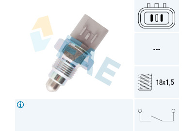 Interrupteur, feu de recul FAE 40902