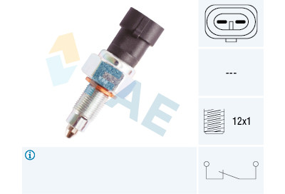 Interrupteur, feu de recul FAE 41225